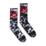 DIESEL SKM-RAY SOCKS BLACK TIE-DYE