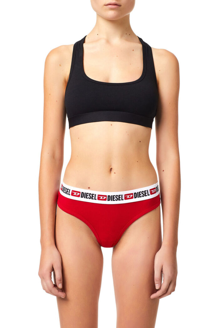 DIESEL Ufst-Stars-Threepack Three-pack of Denim Division thongs RED/WHITE/BLACK - Image 3