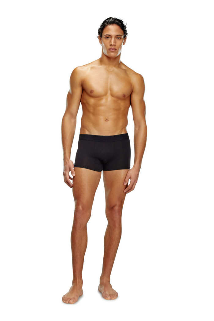 DIESEL MENS THREE-PACK MONOCHROME BOXER BRIEFS - Image 4