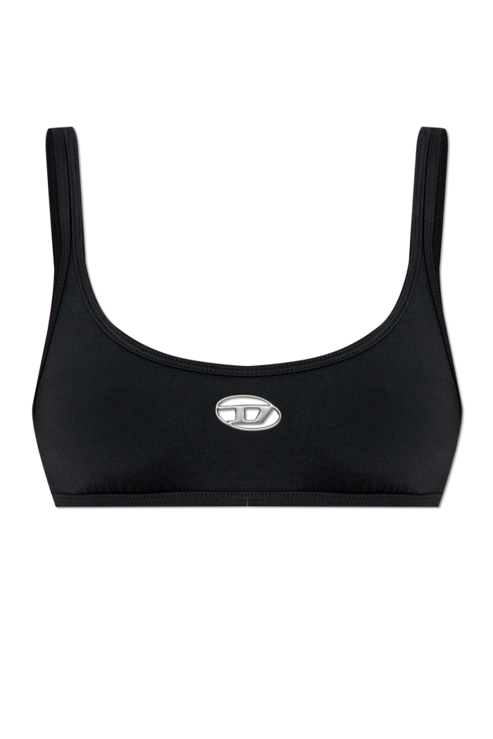 DIESEL ut-bra-top-utlt Top bikini con logo cut-out - Image 4