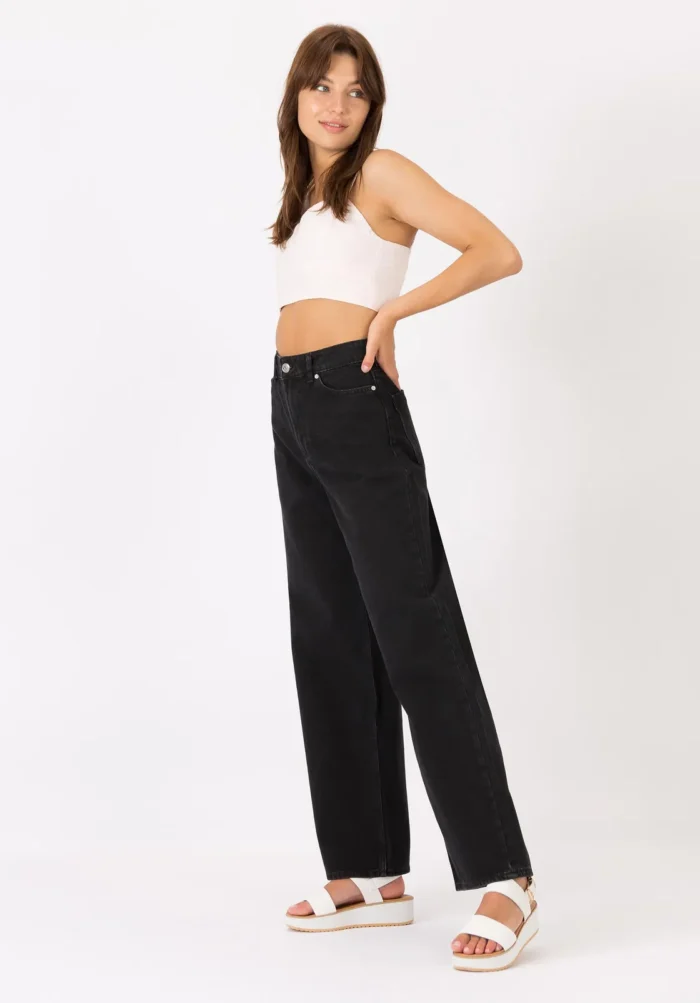 TIFFOSI WOMANS JEANS BONNYE HIGH WAIST BLACK - Image 4