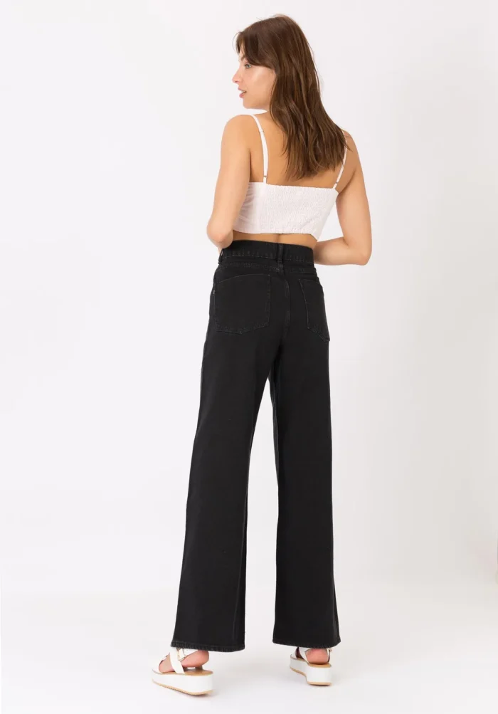TIFFOSI WOMANS JEANS BONNYE HIGH WAIST BLACK - Image 2