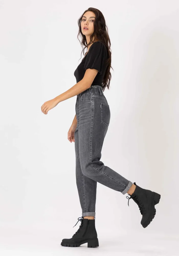 TIFFOSI WOMANS JEANS GREY MIRANDA SLIM - Image 4