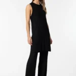 TIFFOSI WOMANS TOP DE MALHA CANELADA