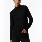 TIFFOSI WOMANS PULOVER BLACK BAUHAUS