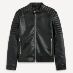 CELIO MENS JACKET LEATHER MAN GUBIKER_BLACK