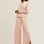 RUT&CIRCLE WOMANS SET TERESA DUSTY PINK