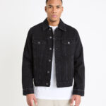 CELIO MENS JEAN JACKET NOIR GUDENS_BLACK