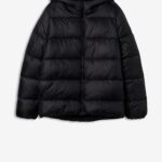 TIFFOSI WOMENS HODDED PUFFER JACKET BLACK