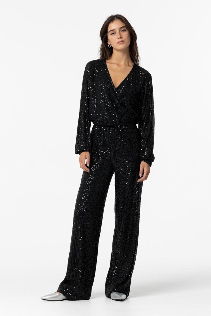 TIFFOSI WOMANS TOP PAGIETA BLACK LONG SLEEVE - Image 4