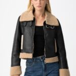 TIFFOSI WOMANS JACKET FIT FAUX LEATHER