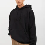 DRDENIM MENS HOODIE DAMIEN BLACK PATCH