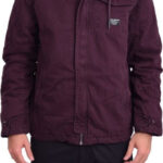 BASEHIT MENS JACKET CT WINE PARKA
