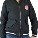 BASEHIT WOMANS JACKET BOMBER BLACK