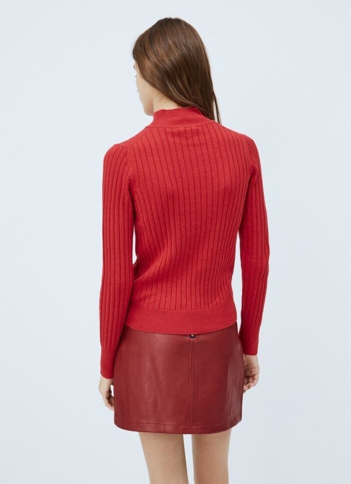 PEPE JEANS WOMANS KNIT BLOOD RED - Image 2