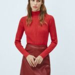 PEPE JEANS WOMANS KNIT BLOOD RED