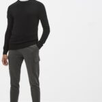 CELIO MENS PULOVER BLACK