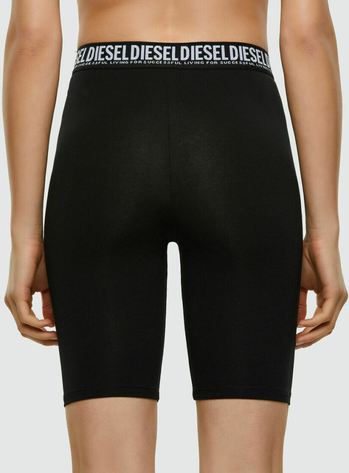 DIESEL WOMANS UFLB-FAUSTIN SHORTS BLACK - Image 2