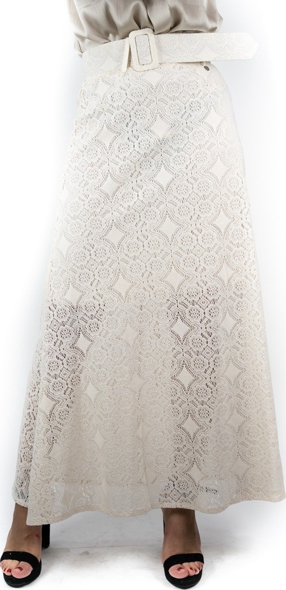 YES-ZEE WOMANS SKIRT WHITE MAXI - Image 1