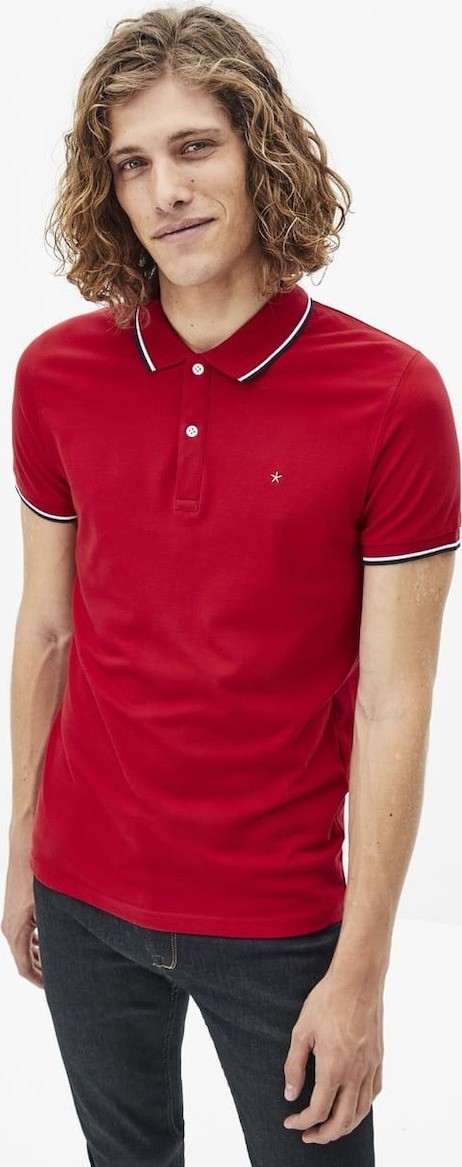 CELIO MENS POLO NECETWO LUMBER RED - Image 1