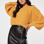 RUT&CIRCLE SIRI BALLOON KNIT YELLOW