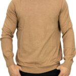 CELIO MENS PULOVER (PEACH CAMEL MEL)