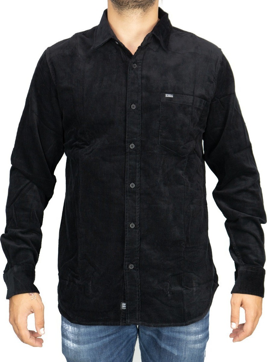 BASEHIT MENS SHIRT COTLE BLACK - Image 1
