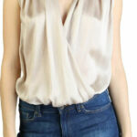 YES-ZEE WOMANS TOP BEIGE