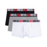 DIESEL BOXERS 3ΤΜΧ ΛΕΥΚΟ-ΓΚΡΙ-ΜΑΥΡΟ UMBX-DAMIENTHREEPACK