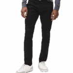 CELIO CHINO TROUSER BLACK  POCHARLES NOIR