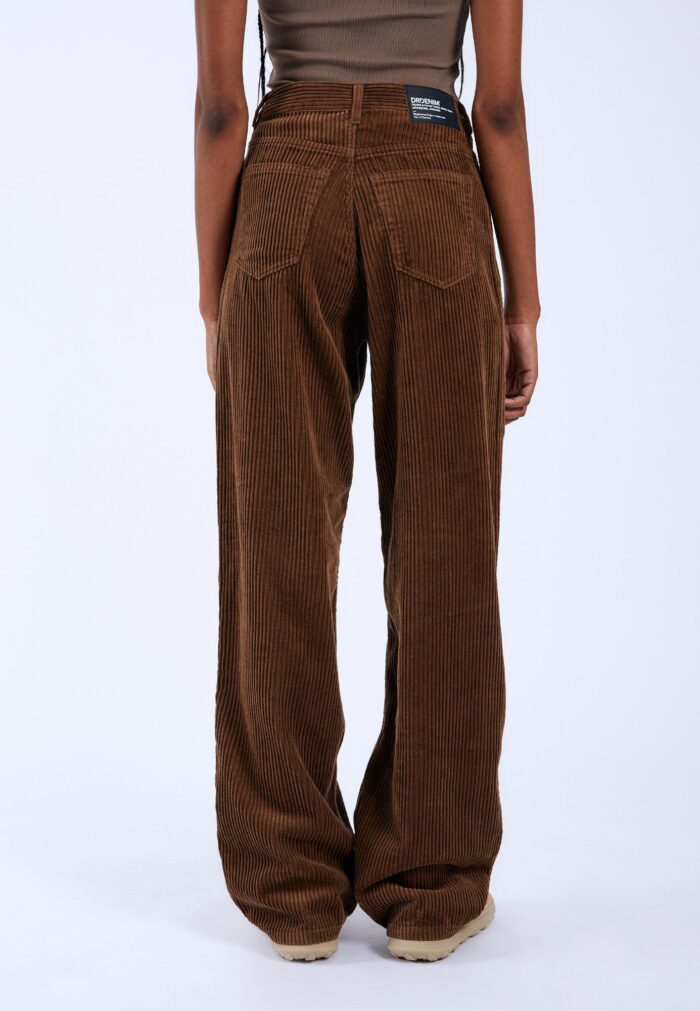 DRDENIM DONNA BROWN CORD DENIM - Image 4