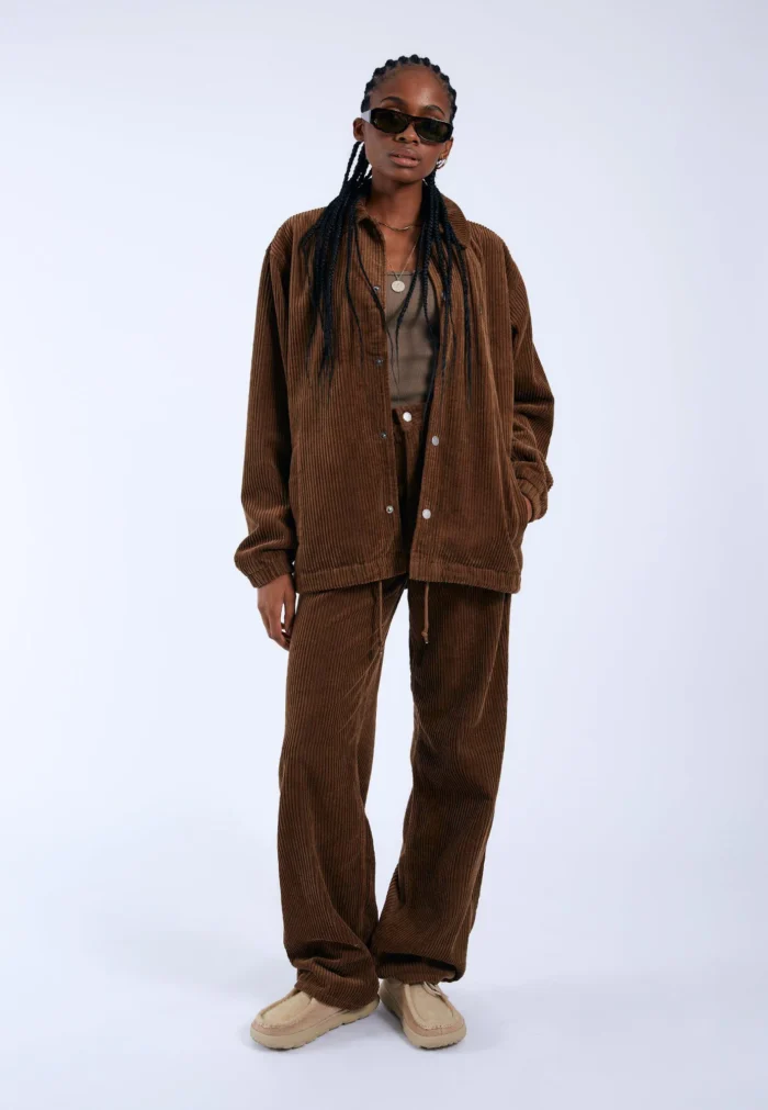 DRDENIM DONNA BROWN CORD DENIM - Image 6