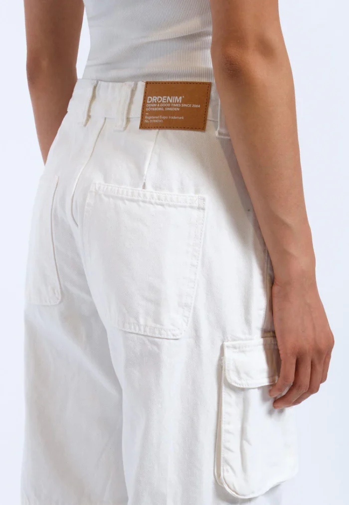 DRDENIM DONNA MULTI CARGO WHITE - Image 4