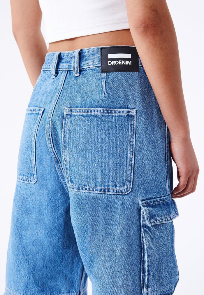 DR DENIM WOMENS DONNA MULTI CARGO STREAM MID RETRO - Image 4