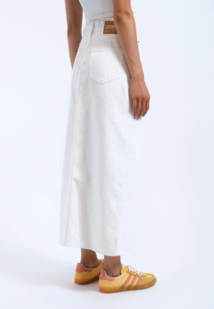 DRDENIM WOMANS MYRA SKIRT WHITE - Image 3
