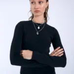 DRDENIM STELLA TOP BLACK