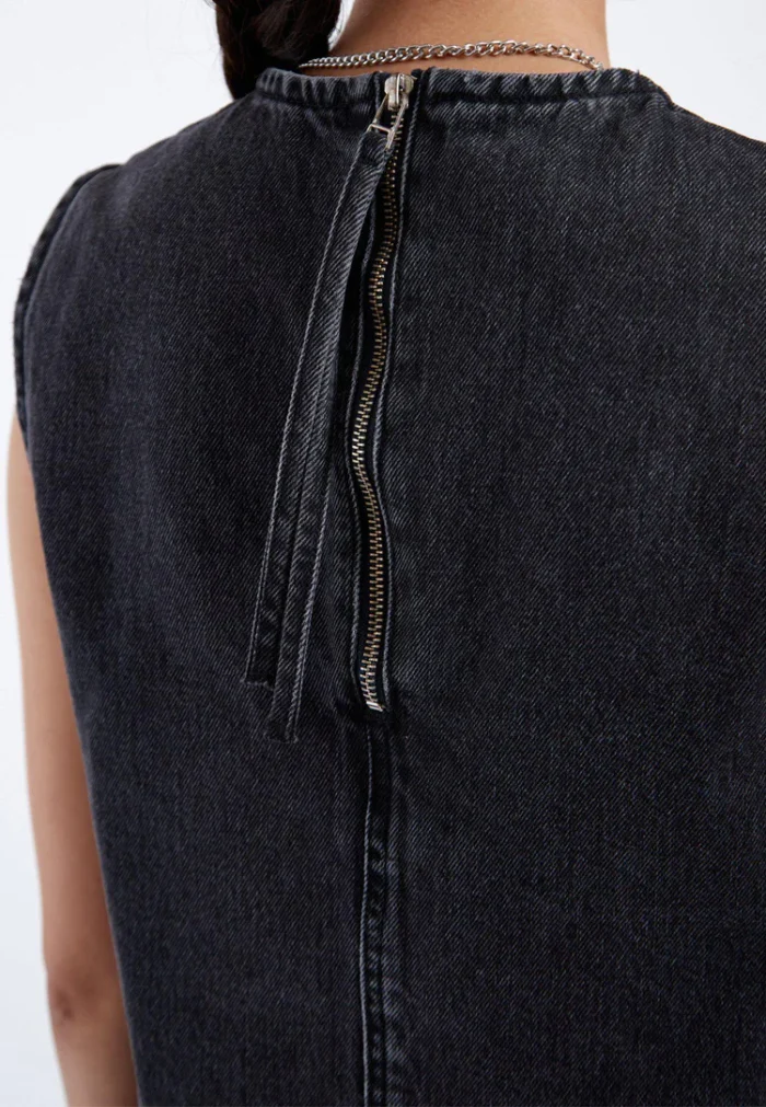 DRDENIM ERIN TOP WOMAN JEAN RETRO BLACK - Image 3