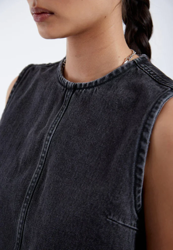 DRDENIM ERIN TOP WOMAN JEAN RETRO BLACK - Image 4