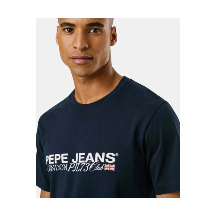 PEPE JEANS MATTHEW MENS T-SHIRT BLUE - Image 4