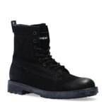 DIESEL D-THROUPER DBB ZC W Combat boots in washed nubuck leather