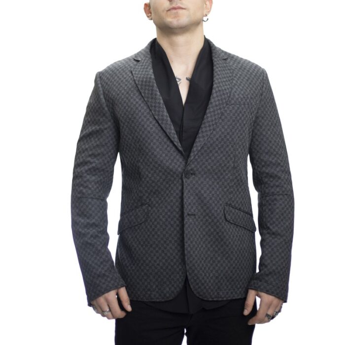 ANTONY MORATO MENS BLAZER GRIGIO MELANGE - Image 4