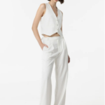 TIFFOSI LADY TROUSERS MARGOT WHITE