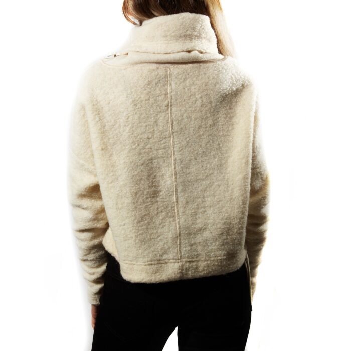 DIESEL WOOL F-MOHA FELPA WHITE (00SS93-0EANE) - Image 3