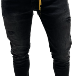 BACK2JEANS DENIM PANTS FOR MEN N7A LOOSE FIT