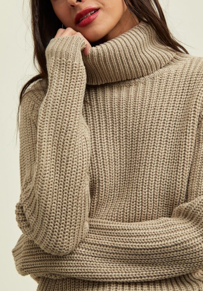 RUT&CIRCLE WOMANS TINELLE ROLLNECK KNIT - Image 4