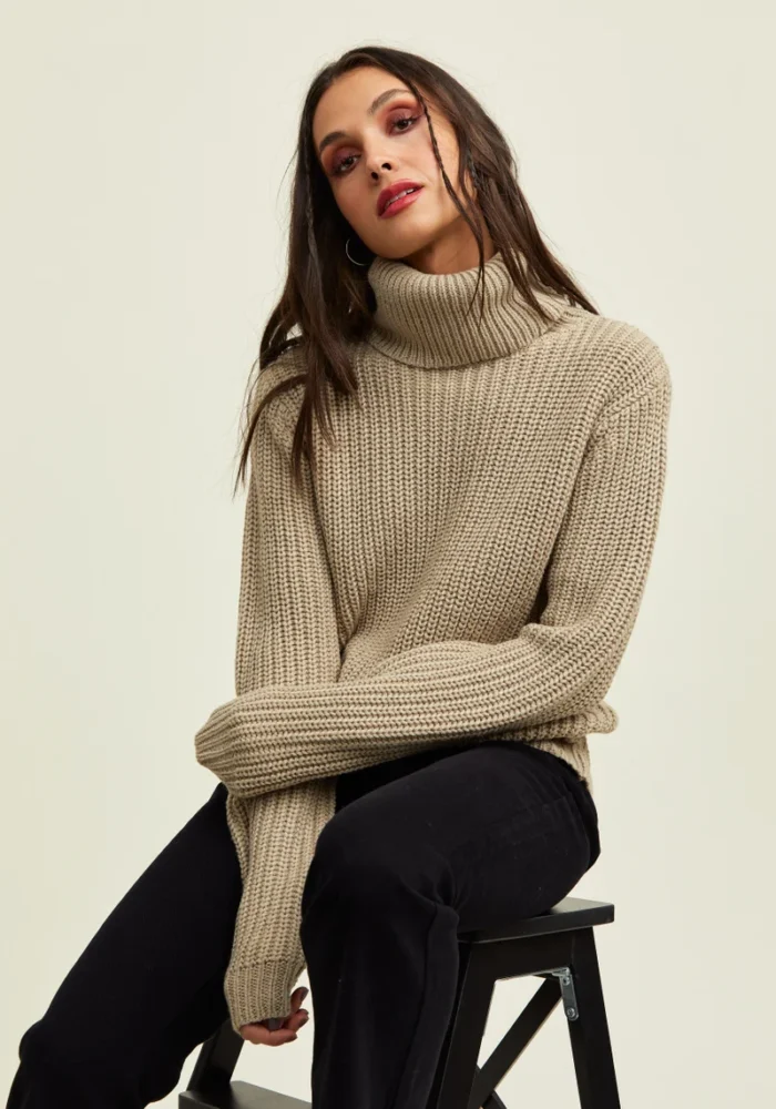 RUT&CIRCLE WOMANS TINELLE ROLLNECK KNIT - Image 5