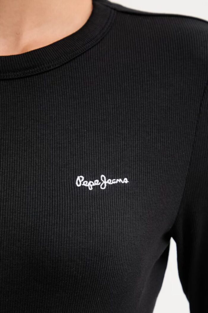PEPE JEANS BETINA BLACK LONG SLEEVE - Image 3