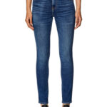 DIESEL BABHILA WOMENS SKINNY JEANS BLUE