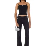 DIESEL WOMANS D-EBBEY BLACK FLARE