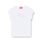 DIESEL WOMENS T-ANGIE T-SHIRT WHITE